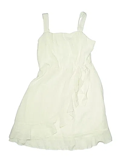 Pre-owned Frankie Kids' Dress In White