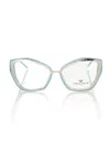 Frankie Morello Multicolor Acetate Frames In Blue