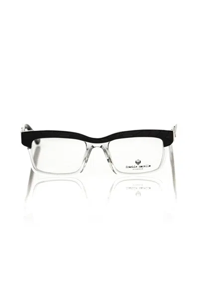 Frankie Morello Black Acetate Frame In Transparent
