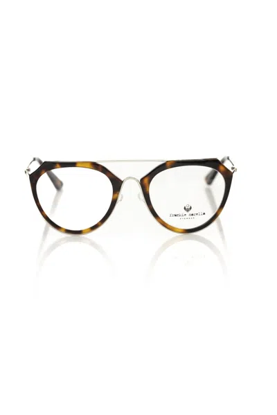 Frankie Morello Brown Acetate Glasses Women's Frame