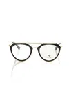 FRANKIE MORELLO CHIC AVIATOR EYEGLASSES WITH AND WOMEN'S ACCENTS