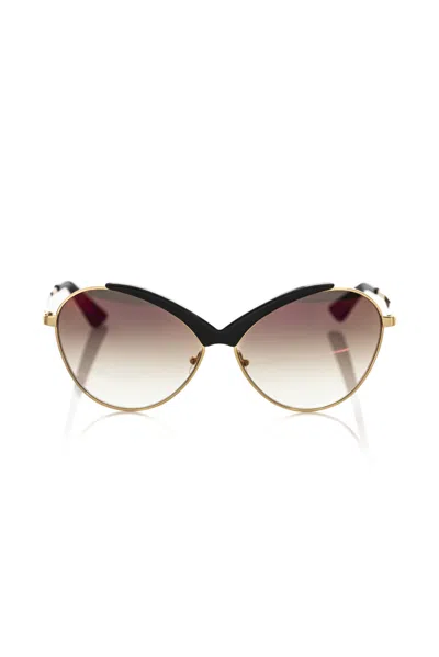 Frankie Morello Chic Butterfly-shaped Sunglasses In Glossy Women's In Black