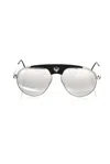 Frankie Morello Multicolor Metallic Fibre Sunglasses In Multi