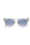 Frankie Morello White Acetate Sunglasses In White