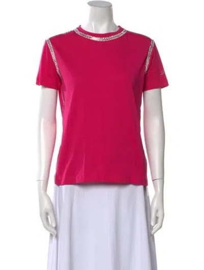 Pre-owned Frankie Morello Crew Neck Short Sleeve T-shirt W/ Tags In White