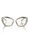 Frankie Morello Multicolor Acetate Frames In Grey