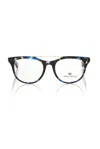 Frankie Morello Blue Acetate Frame In White
