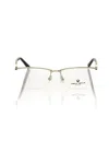 Frankie Morello Gold Metallic Fibre Frame In Gold