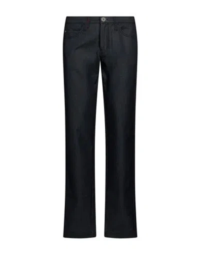 Frankie Morello Man Jeans Black Size 30 Cotton, Elastane