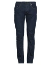 Frankie Morello Man Jeans Blue Size 30 Cotton, Lycra In Blue