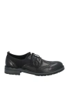 Frankie Morello Man Lace-up Shoes Black Size 9 Leather In Black