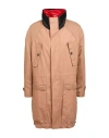 Frankie Morello Man Overcoat Camel Size 38 Polyester In Beige