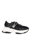 Frankie Morello Man Sneakers Black Size 9 Textile Fibers In Black