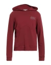 Frankie Morello Man Sweatshirt Burgundy Size Xs Cotton In Red