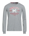 Frankie Morello Man T-shirt Grey Size Xl Cotton In Gray