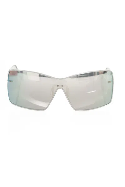 Frankie Morello Metallic Fiber Women Women's Sunglasses In Silver