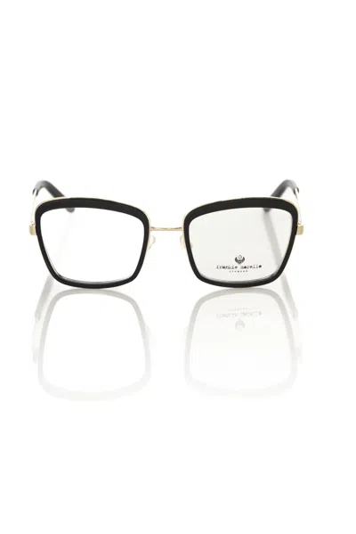 Frankie Morello Metallic Women's Eyeglass Women's Frame In Black