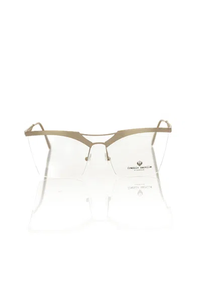 Frankie Morello Metallic Women's Eyeglass Women's Frame In Brown