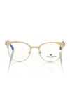 Frankie Morello Gold Acetate Frames In Gold