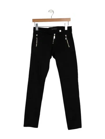 Pre-owned Frankie Morello Mid-rise Straight Leg Jeans In Multi