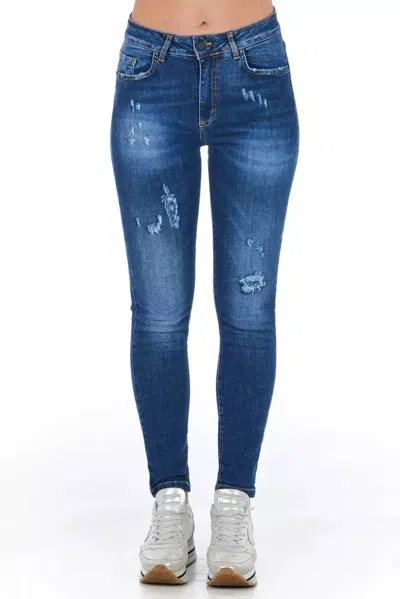 Frankie Morello Cotton Women Women's Jeans In Animal Print