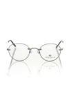 Frankie Morello Gray Metallic Fibre Frame In Grey