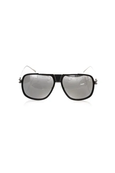 FRANKIE MORELLO SLEEK METALLIC FIBRE SHIELD MEN'S SUNGLASSES