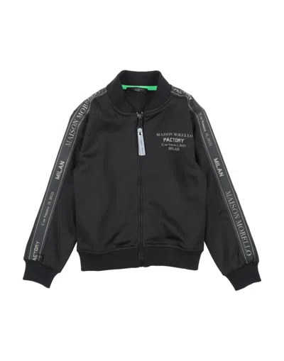 Frankie Morello Babies'  Sweatshirts In Black