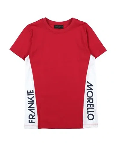 Frankie Morello Babies'  Toddler Boy T-shirt Red Size 7 Cotton
