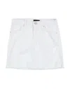 Frankie Morello Denim Skirts In White