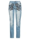 Frankie Morello Woman Jeans Blue Size 29 Cotton, Elastane In Blue
