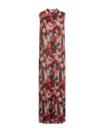 Frankie Morello Woman Long Dress Rust Size 6 Polyester In Red