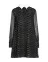Frankie Morello Short Dresses In Black