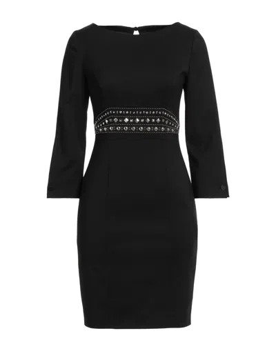 Frankie Morello Short Dresses In Black