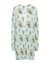 Frankie Morello Woman Mini Dress Light Green Size 10 Polyester In Green