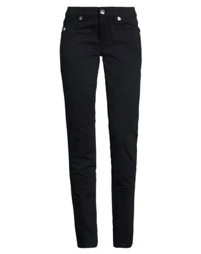 Frankie Morello Woman Pants Black Size 27 Cotton, Elastane