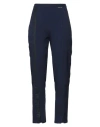 Frankie Morello Woman Pants Midnight Blue Size 10 Polyester, Elastane In Blue