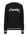 Frankie Morello Woman Sweater Black Size Xs Viscose, Merino Wool, Polyamide, Cashmere In Black