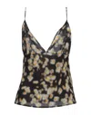 Frankie Morello Tops In Black