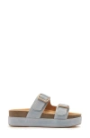 Frankie4 Bennett Platform Slide Sandal In Gray