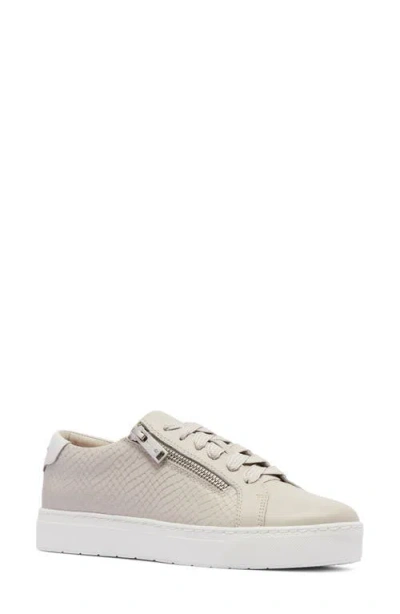 Frankie4 Billie Ii Lizard Embossed Sneaker In White