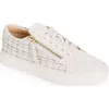 Frankie4 Billie Zip Sneaker In Bone/ Leopard Spot Print
