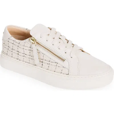 Frankie4 Billie Zip Sneaker In Bone/ Leopard Spot Print