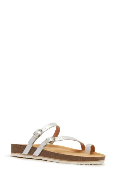 Frankie4 Blake Slide Sandal In Silver