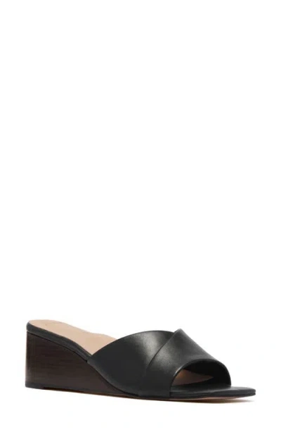 Frankie4 Carmen Wedge Slide Sandal In Black