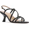 Frankie4 Giselle Ankle Strap Slide Sandal In Black