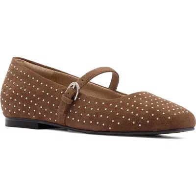 Frankie4 Hepburn Mary Jane Flat In Brown