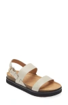 Frankie4 Hunter Slingback Sandal In Bone/ Black