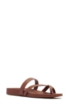 Frankie4 Isla Waterproof Toe Loop Sandal In Brown