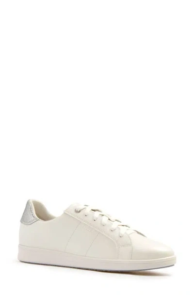 Frankie4 Jackie V Leather Sneaker In White/silver